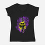 Dead Skull-Womens-V-Neck-Tee-se7te