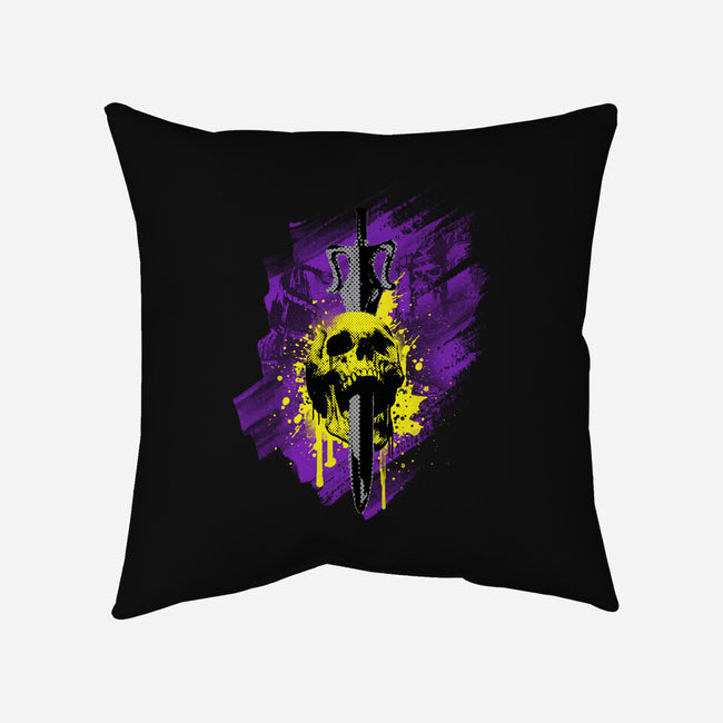 Dead Skull-None-Removable Cover w Insert-Throw Pillow-se7te