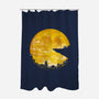 Pacmoon-None-Polyester-Shower Curtain-dandingeroz