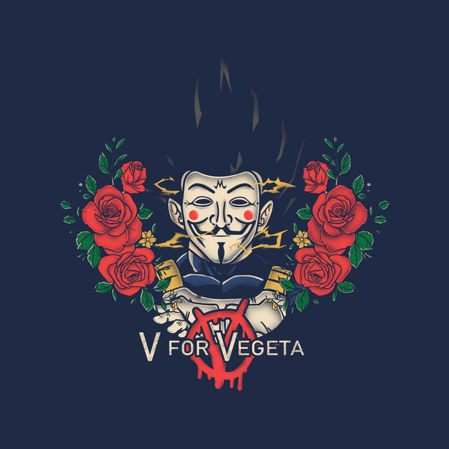 V For Vegeta-Unisex-Basic-Tee-turborat14