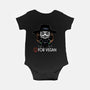 V For Vegan-Baby-Basic-Onesie-zascanauta