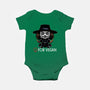 V For Vegan-Baby-Basic-Onesie-zascanauta