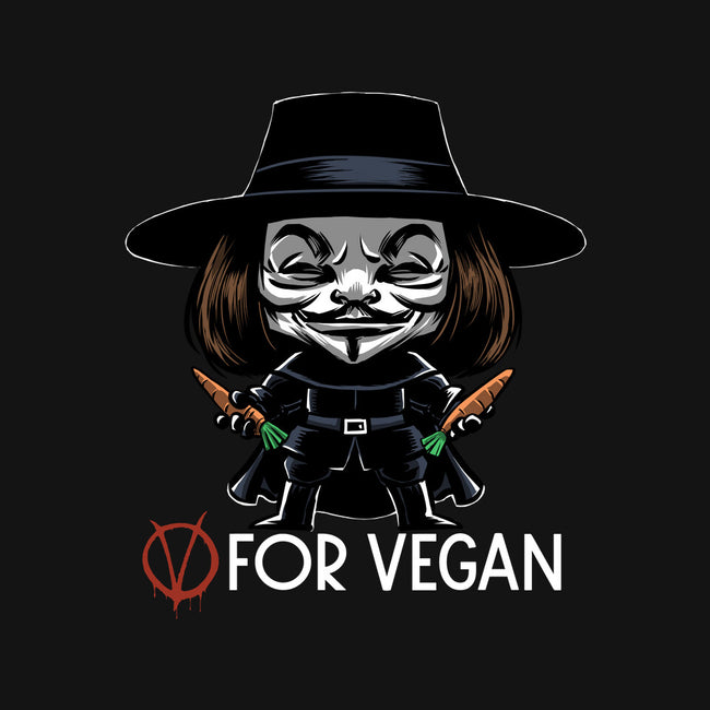 V For Vegan-Mens-Long Sleeved-Tee-zascanauta