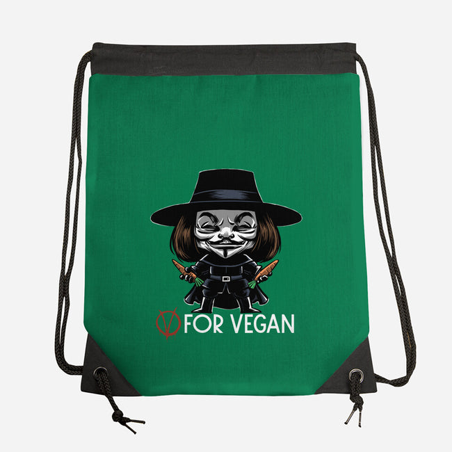 V For Vegan-None-Drawstring-Bag-zascanauta