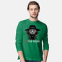 V For Vegan-Mens-Long Sleeved-Tee-zascanauta