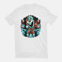 Christmas Snowman-Mens-Heavyweight-Tee-glitchygorilla