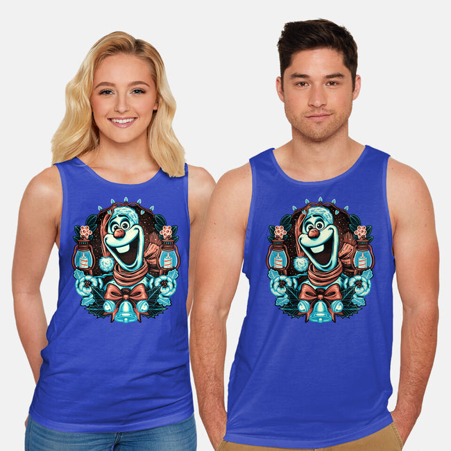 Christmas Snowman-Unisex-Basic-Tank-glitchygorilla