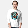 Christmas Snowman-Mens-Long Sleeved-Tee-glitchygorilla