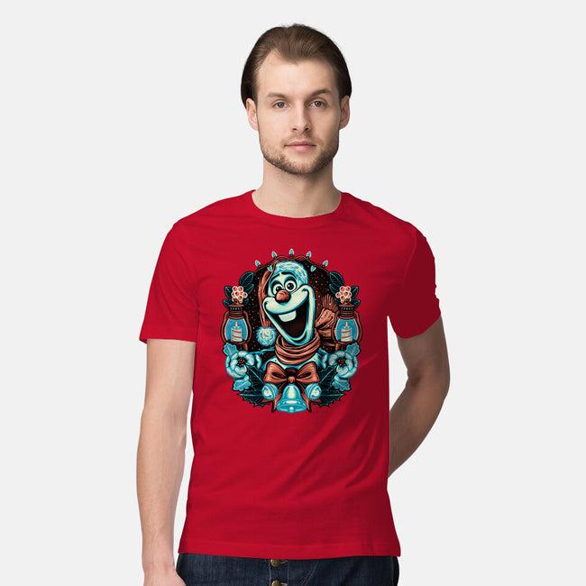 Christmas Snowman-Mens-Premium-Tee-glitchygorilla