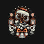 Christmas Robot-None-Removable Cover w Insert-Throw Pillow-glitchygorilla