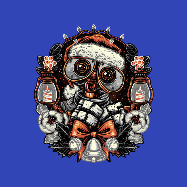 Christmas Robot-None-Stretched-Canvas-glitchygorilla