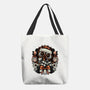 Christmas Robot-None-Basic Tote-Bag-glitchygorilla