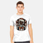 Christmas Robot-Mens-Heavyweight-Tee-glitchygorilla