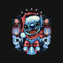 Christmas Alien-Baby-Basic-Tee-glitchygorilla