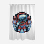 Christmas Alien-None-Polyester-Shower Curtain-glitchygorilla