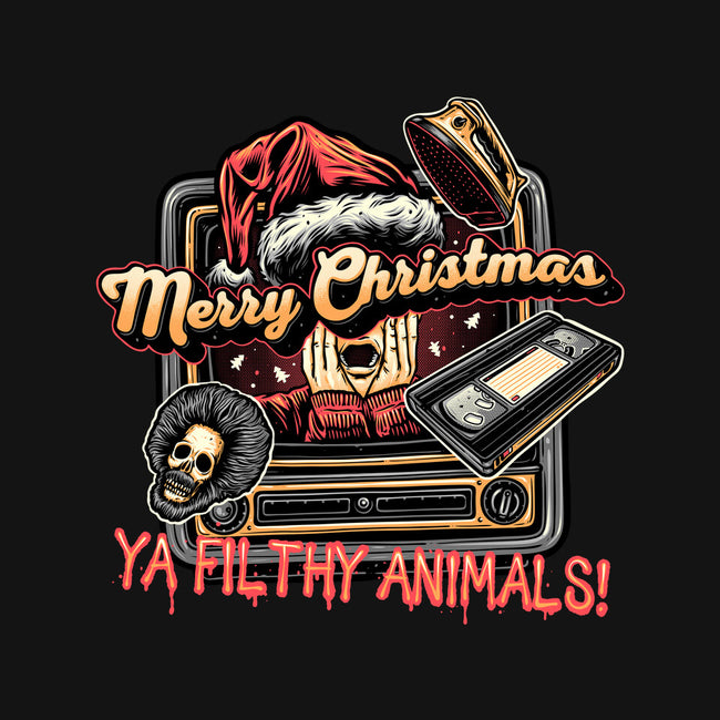 Christmas Animals-Unisex-Basic-Tank-glitchygorilla