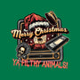 Christmas Animals-Mens-Long Sleeved-Tee-glitchygorilla