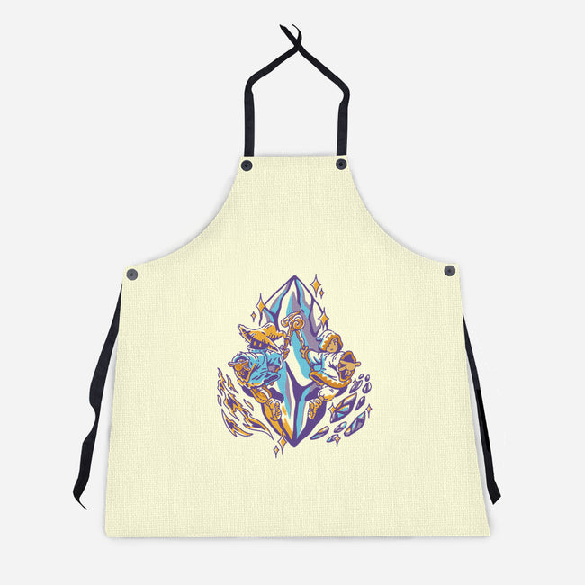 Bonded By Magic-Unisex-Kitchen-Apron-Henrique Torres