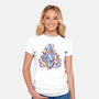 Bonded By Magic-Womens-Fitted-Tee-Henrique Torres