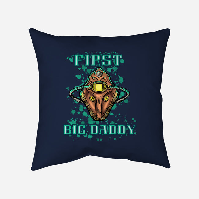 First Big Daddy-None-Removable Cover w Insert-Throw Pillow-nickzzarto