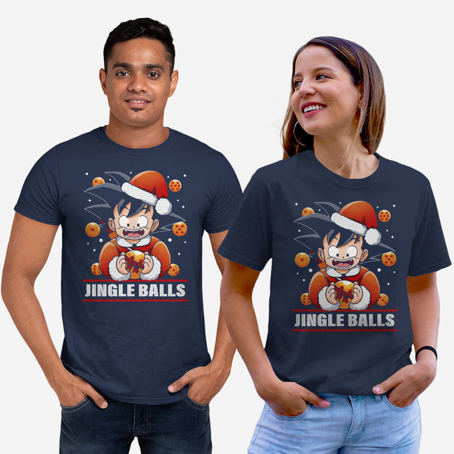 Jingle Balls-Unisex-Basic-Tee-Vallina84