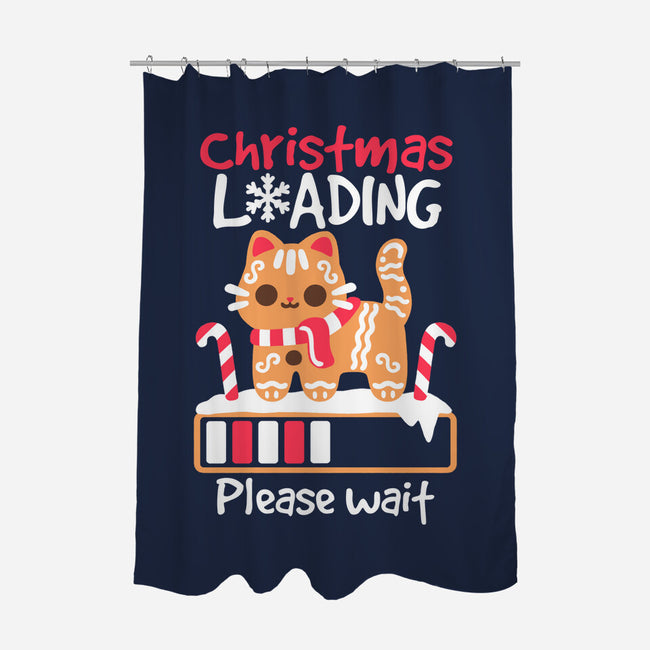 Christmas Loading-None-Polyester-Shower Curtain-NemiMakeit