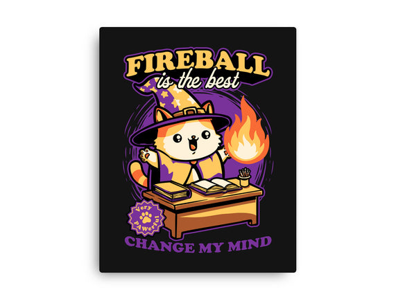 Wizard Cat Fireball