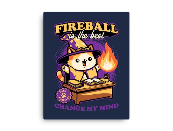 Wizard Cat Fireball