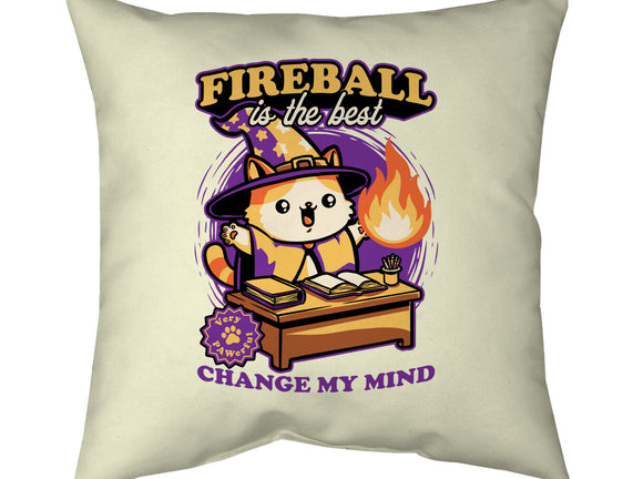 Wizard Cat Fireball