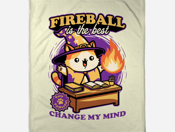 Wizard Cat Fireball