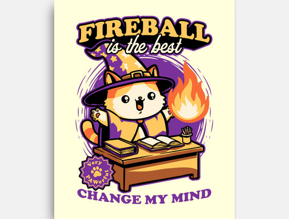 Wizard Cat Fireball