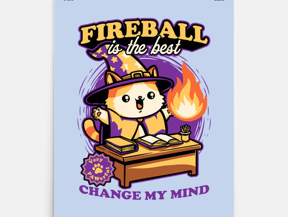 Wizard Cat Fireball