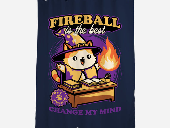 Wizard Cat Fireball