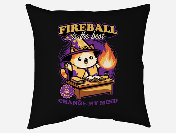 Wizard Cat Fireball