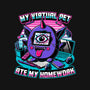 Digital Pet Homework-Womens-Racerback-Tank-Studio Mootant