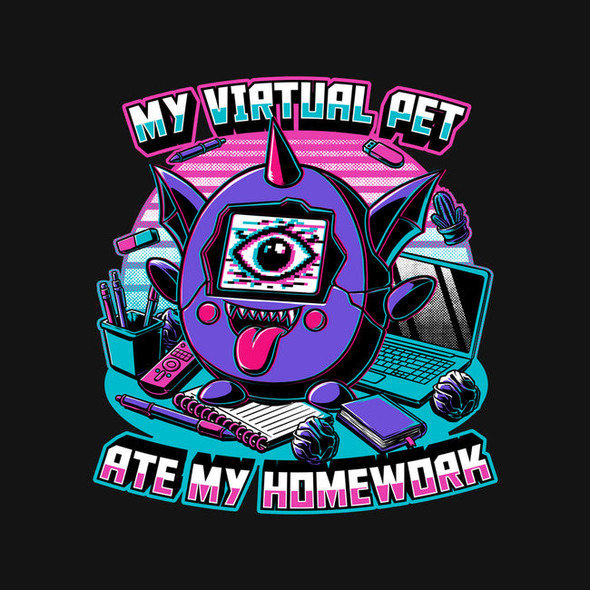 Digital Pet Homework-Womens-Off Shoulder-Sweatshirt-Studio Mootant