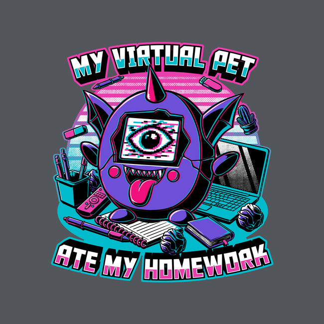 Digital Pet Homework-Unisex-Basic-Tee-Studio Mootant