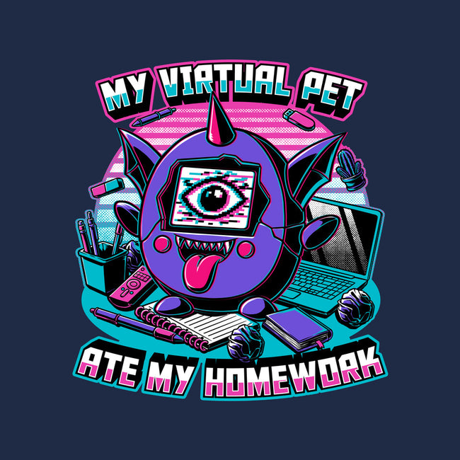 Digital Pet Homework-Unisex-Basic-Tee-Studio Mootant