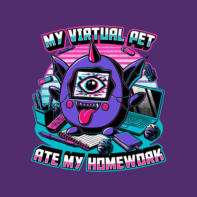 Digital Pet Homework-Womens-Off Shoulder-Sweatshirt-Studio Mootant