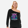 Digital Pet Homework-Womens-Off Shoulder-Sweatshirt-Studio Mootant