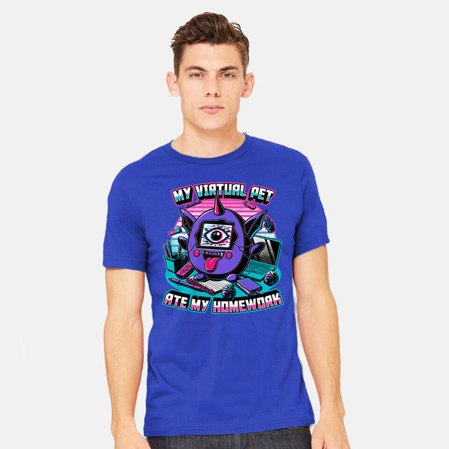 Digital Pet Homework-Mens-Heavyweight-Tee-Studio Mootant