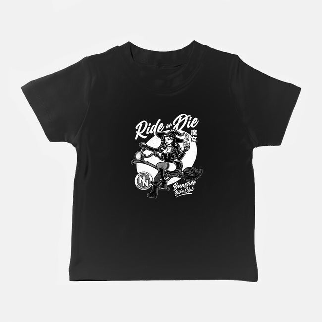 Biker Witch-Baby-Basic-Tee-Studio Mootant