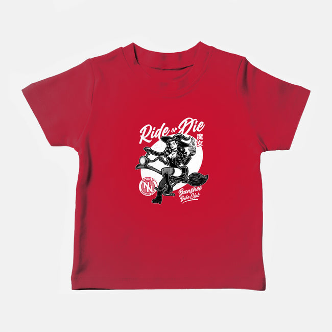 Biker Witch-Baby-Basic-Tee-Studio Mootant