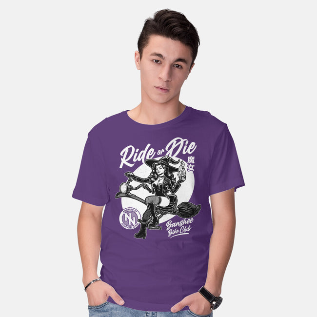 Biker Witch-Mens-Basic-Tee-Studio Mootant