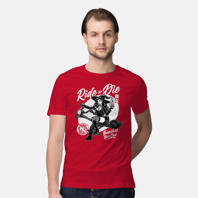 Biker Witch-Mens-Premium-Tee-Studio Mootant