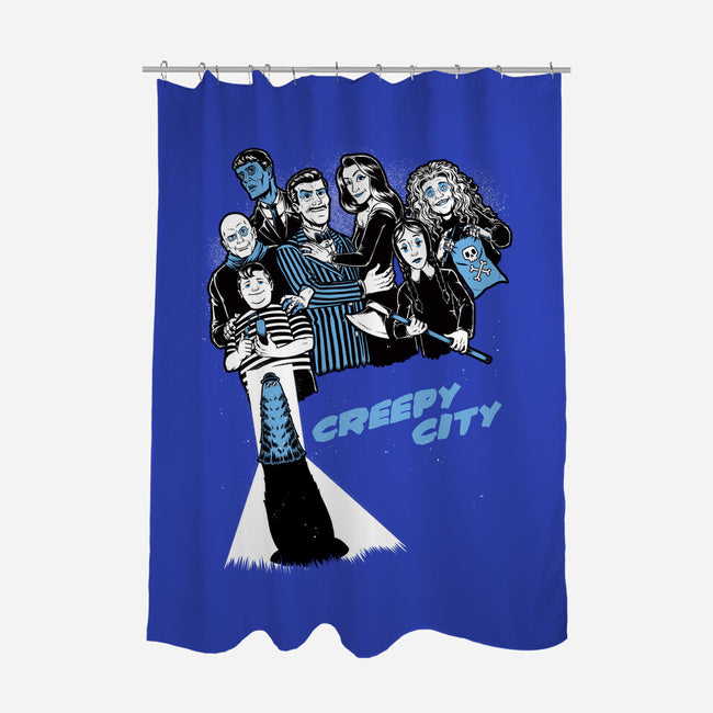 Creepy City-None-Polyester-Shower Curtain-Studio Mootant