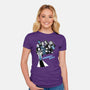 Creepy City-Womens-Fitted-Tee-Studio Mootant