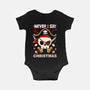 Never Say Christmas-Baby-Basic-Onesie-Vallina84