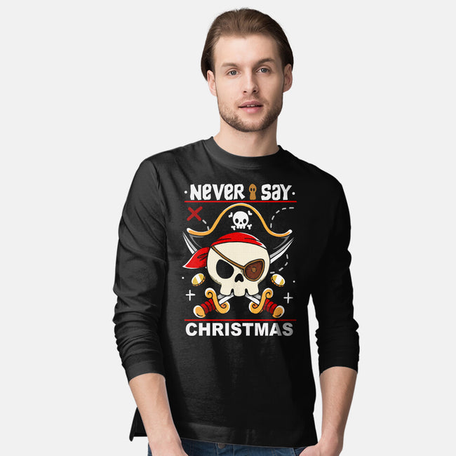 Never Say Christmas-Mens-Long Sleeved-Tee-Vallina84