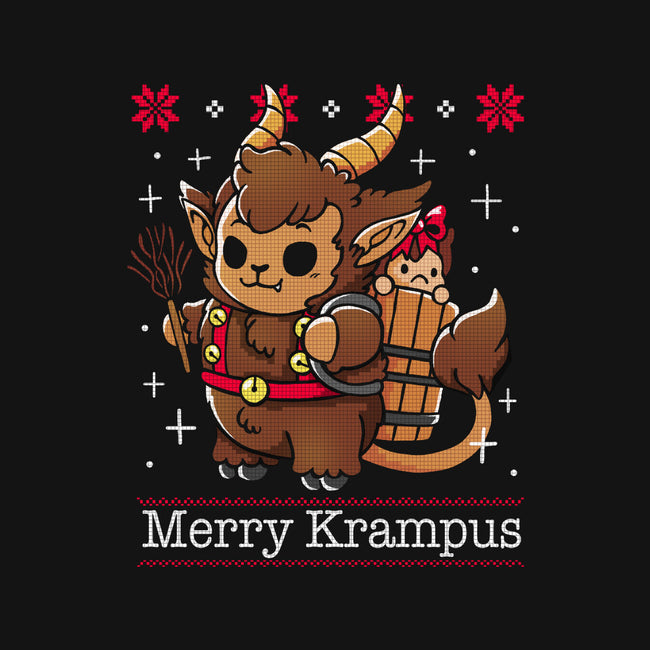 Merry Krampus To All-None-Polyester-Shower Curtain-Vallina84